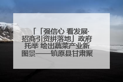 「强信心 看发展·招商引资拼落地」政府托举 绘出蔬菜产业新图景——镇原县甘肃聚广利现代设施蔬菜种植基地见闻