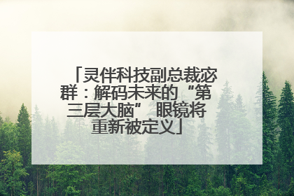 灵伴科技副总裁宓群：解码未来的“第三层大脑” 眼镜将重新被定义