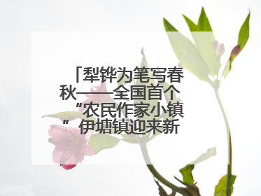 犁铧为笔写春秋——全国首个“农民作家小镇”伊塘镇迎来新乡土文学采风