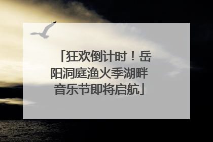 狂欢倒计时！岳阳洞庭渔火季湖畔音乐节即将启航