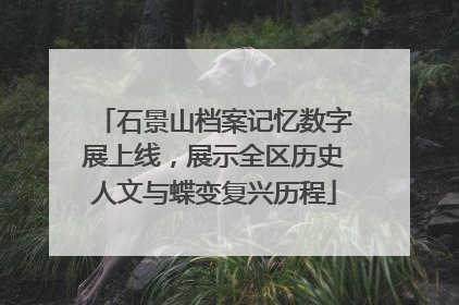 石景山档案记忆数字展上线，展示全区历史人文与蝶变复兴历程