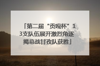 第二届“贡嘎杯”13支队伍展开激烈角逐 揭幕战甘孜队获胜