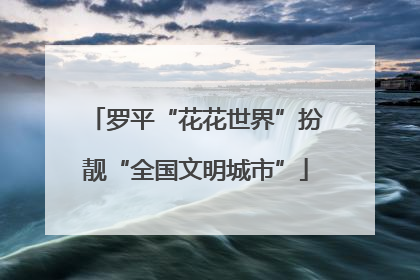 罗平“花花世界”扮靓“全国文明城市”