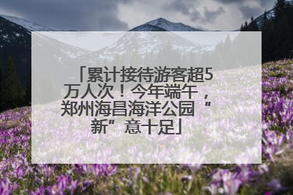 累计接待游客超5万人次！今年端午，郑州海昌海洋公园“新”意十足