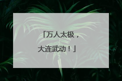 万人太极，大连武动！