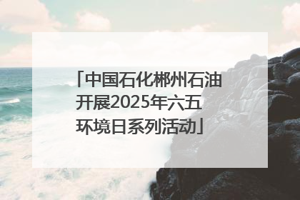 中国石化郴州石油开展2025年六五环境日系列活动