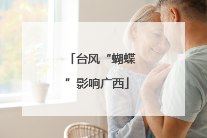 台风“蝴蝶”影响广西