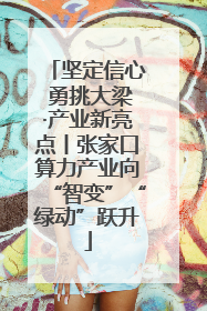 坚定信心 勇挑大梁·产业新亮点丨张家口算力产业向“智变”“绿动”跃升