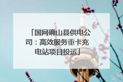 国网确山县供电公司：高效服务重卡充电站项目投运