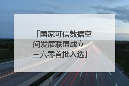 国家可信数据空间发展联盟成立 三六零首批入选