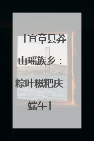 宜章县莽山瑶族乡：粽叶糍粑庆端午
