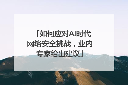 如何应对AI时代网络安全挑战，业内专家给出建议