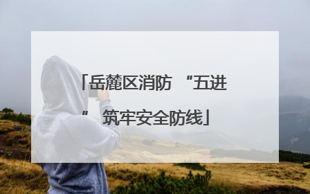 岳麓区消防 “五进” 筑牢安全防线