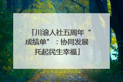 川渝人社五周年“成绩单”：协同发展托起民生幸福