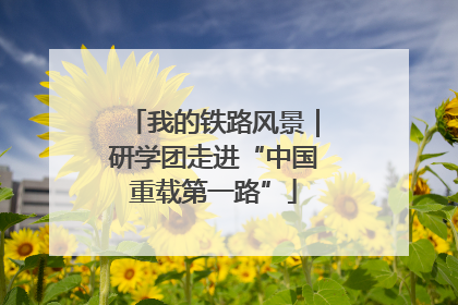 我的铁路风景｜研学团走进“中国重载第一路”