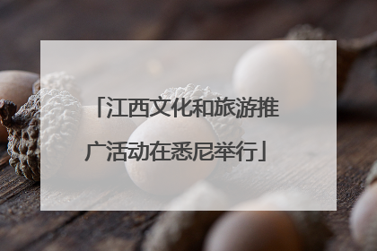 江西文化和旅游推广活动在悉尼举行