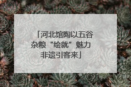 河北馆陶以五谷杂粮“绘就”魅力非遗引客来