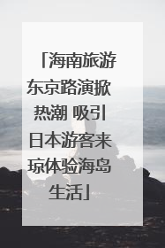 海南旅游东京路演掀热潮 吸引日本游客来琼体验海岛生活
