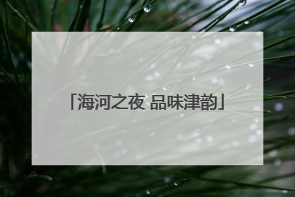 海河之夜 品味津韵