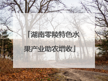 湖南零陵特色水果产业助农增收