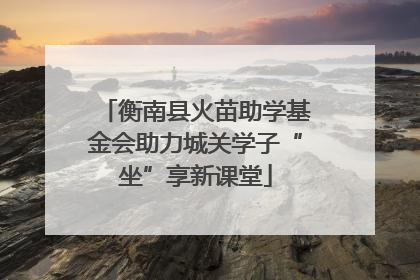 衡南县火苗助学基金会助力城关学子“坐”享新课堂