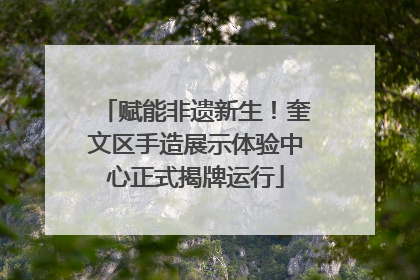 赋能非遗新生！奎文区手造展示体验中心正式揭牌运行