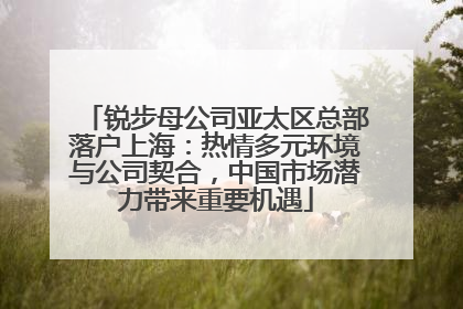 锐步母公司亚太区总部落户上海：热情多元环境与公司契合，中国市场潜力带来重要机遇