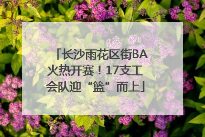 长沙雨花区街BA火热开赛！17支工会队迎“篮”而上