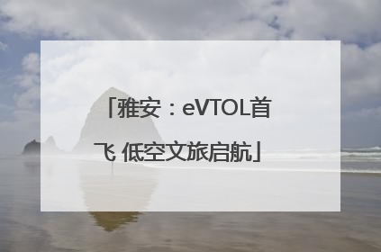 雅安：eVTOL首飞 低空文旅启航