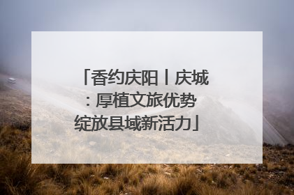香约庆阳丨庆城：厚植文旅优势 绽放县域新活力