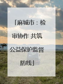 麻城市：检审协作 共筑公益保护监督防线
