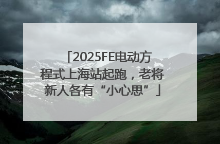 2025FE电动方程式上海站起跑，老将新人各有“小心思”