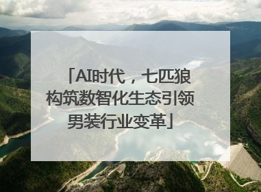 AI时代，七匹狼构筑数智化生态引领男装行业变革
