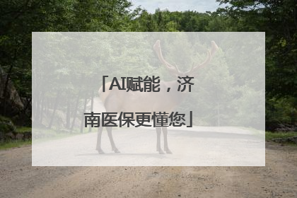 AI赋能，济南医保更懂您