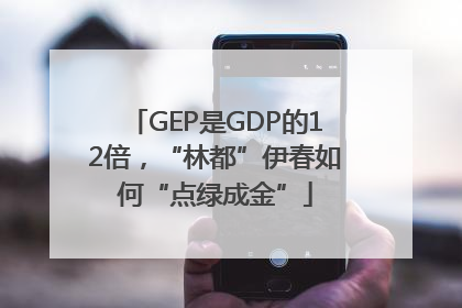 GEP是GDP的12倍，“林都”伊春如何“点绿成金”